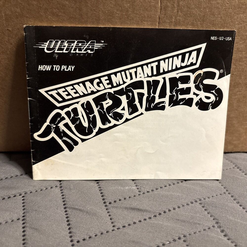 NES Manual Only-Teenage Mutant Ninja Turtles